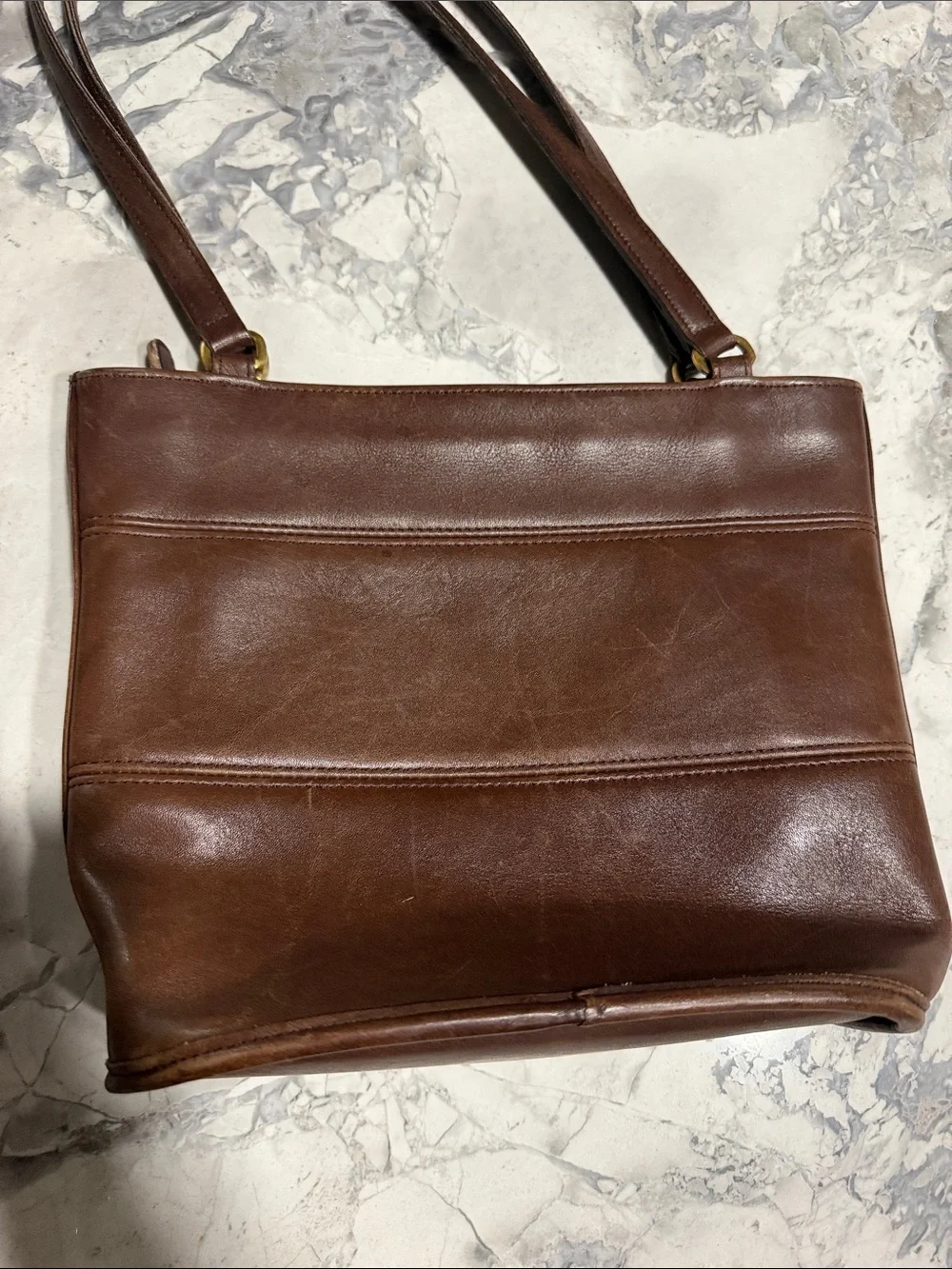Coach Vintage Leather Shopper Tote